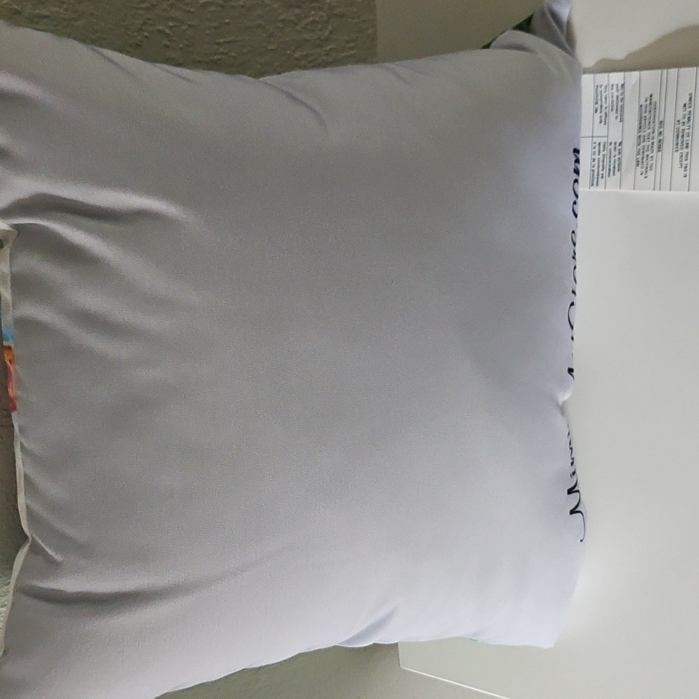Colorful Eiffel Tower Decorative Pillow - Picture 3 of 5
